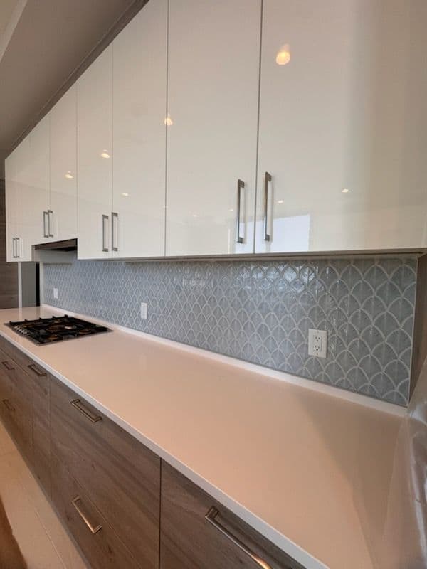 Sleek Bayshore Condo Kitchen and Laundry Redesign