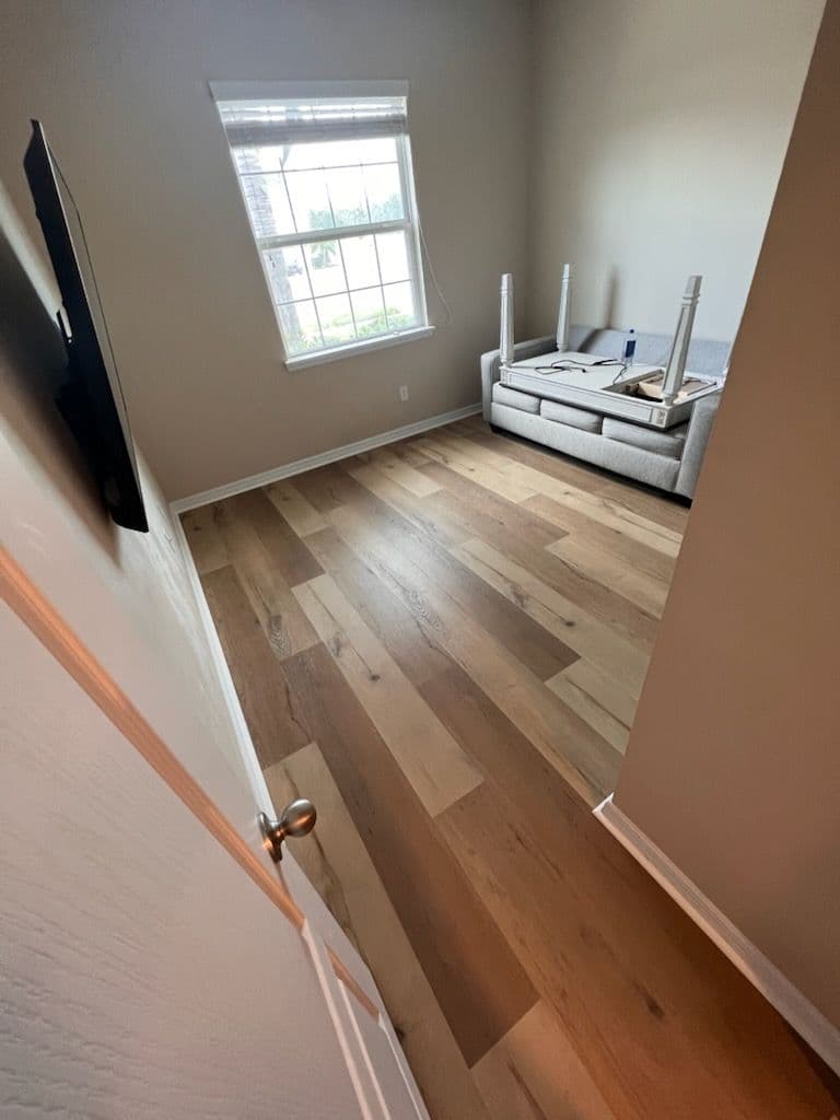 Project Costa Floors Revamps Room with Luxury Vinyl image