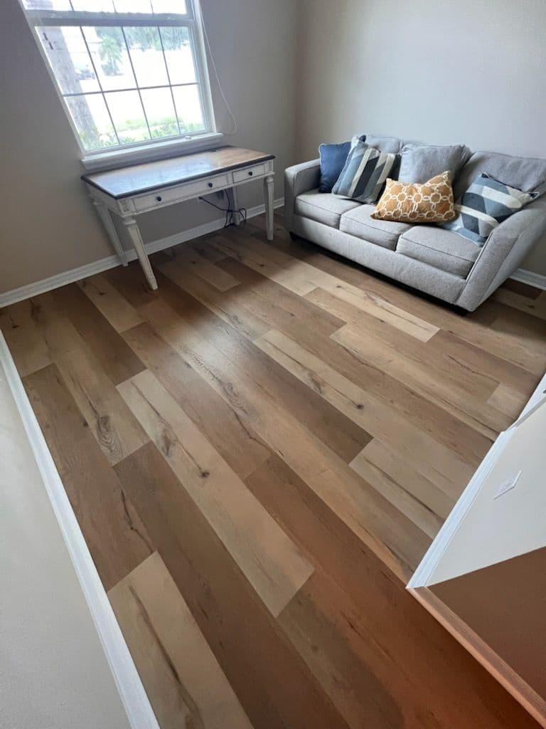 Costa Floors Revamps Room with Luxury Vinyl